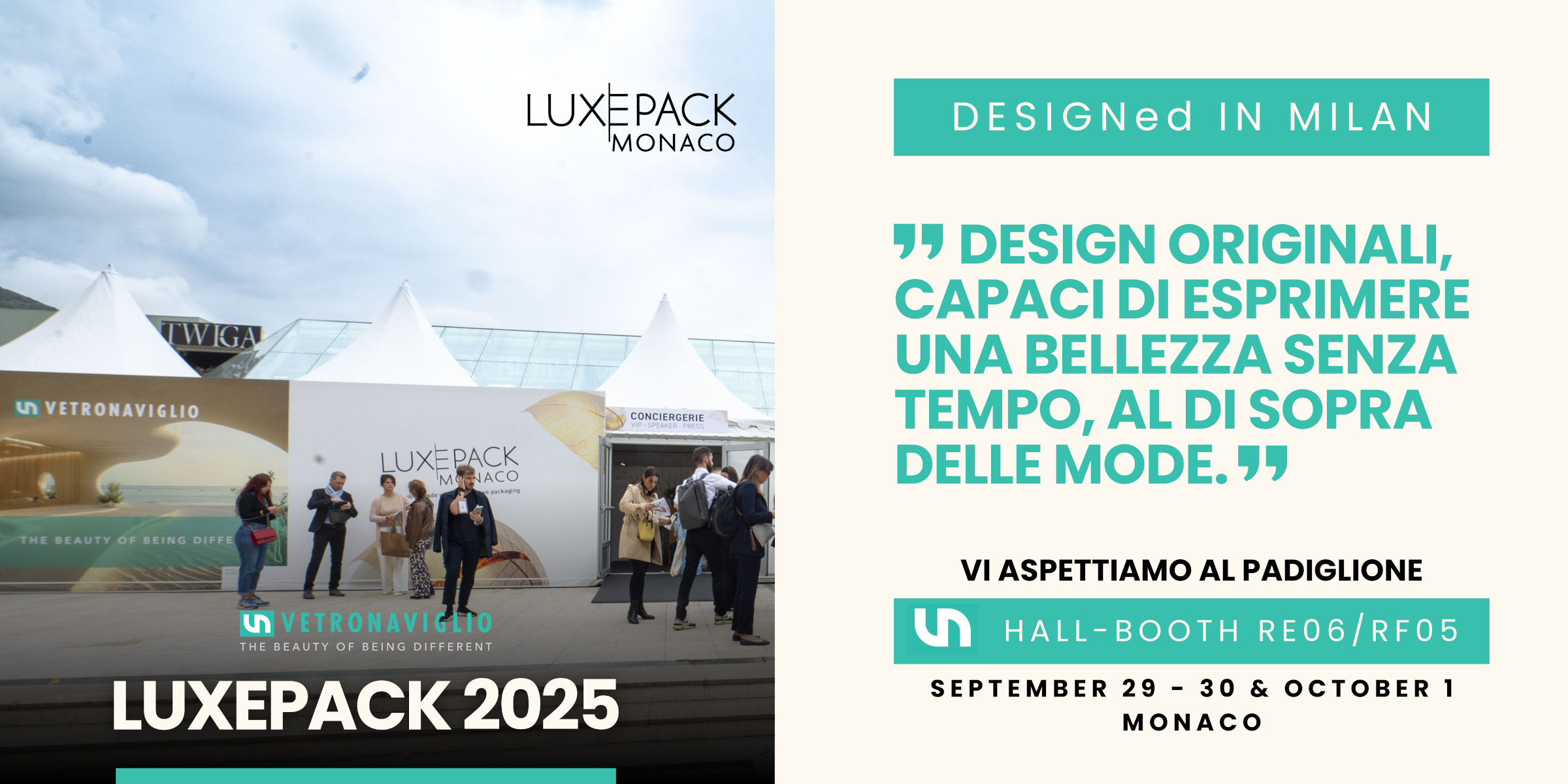 Vetronaviglio a LUXEPACK Monaco